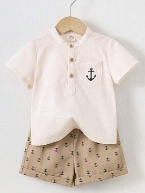 Toddler Boy Two Piece Vacay Set - 12-18M